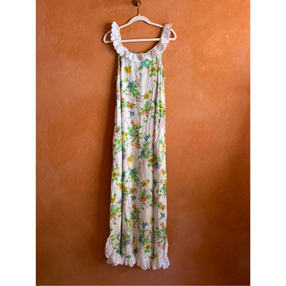 The Beaufort Bonnet Company Markey Floral Lace Maxi Dress Grove Park Garden L